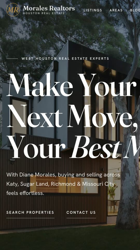 A real estate branding post for a local agency